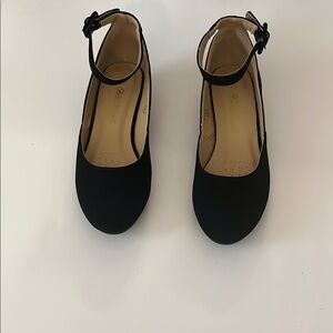 Black Ankle Strap Women's Shoes